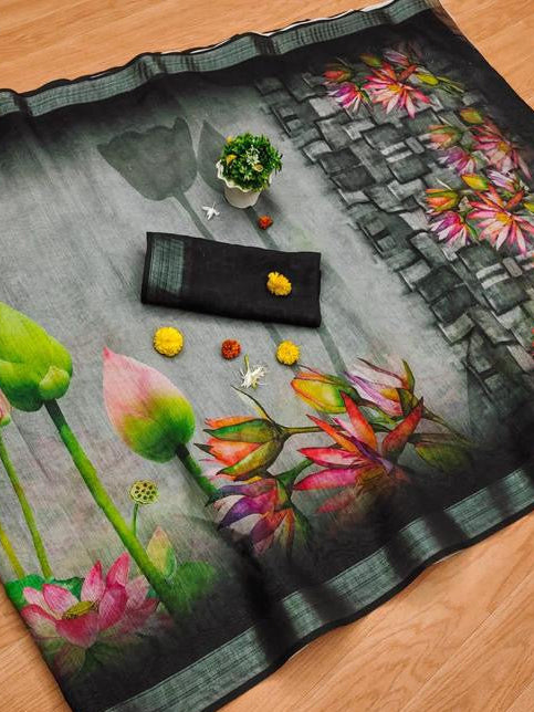 Linen Cotton Sarees